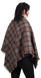 Outlander Lallybroch Tartan Woollen Shawl (Omslagdoek)