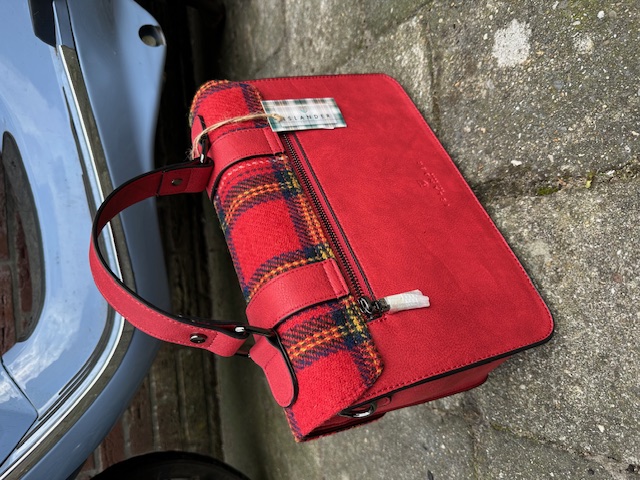 The Medium Satchel Royal Stewart tartan