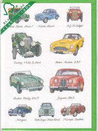 Kaart CC228 Great British Cars