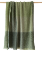 LM 507 Mohair plaid "Green Mix Block Check"