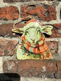 Metalen hanger Schaap