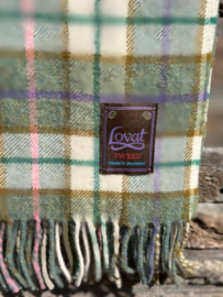 Lavendel geurende plaid Groen geruit