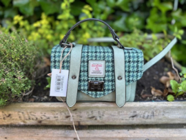 The Mini Satchel Green Dogtooth