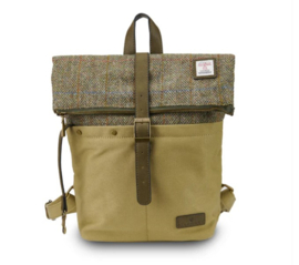Canvas Backpack Chestnut Herringbone