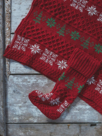 Kerst plaid Merino wol