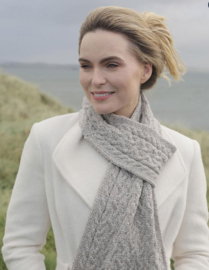Supersoft Merino "Lus" sjaal Oatmeal