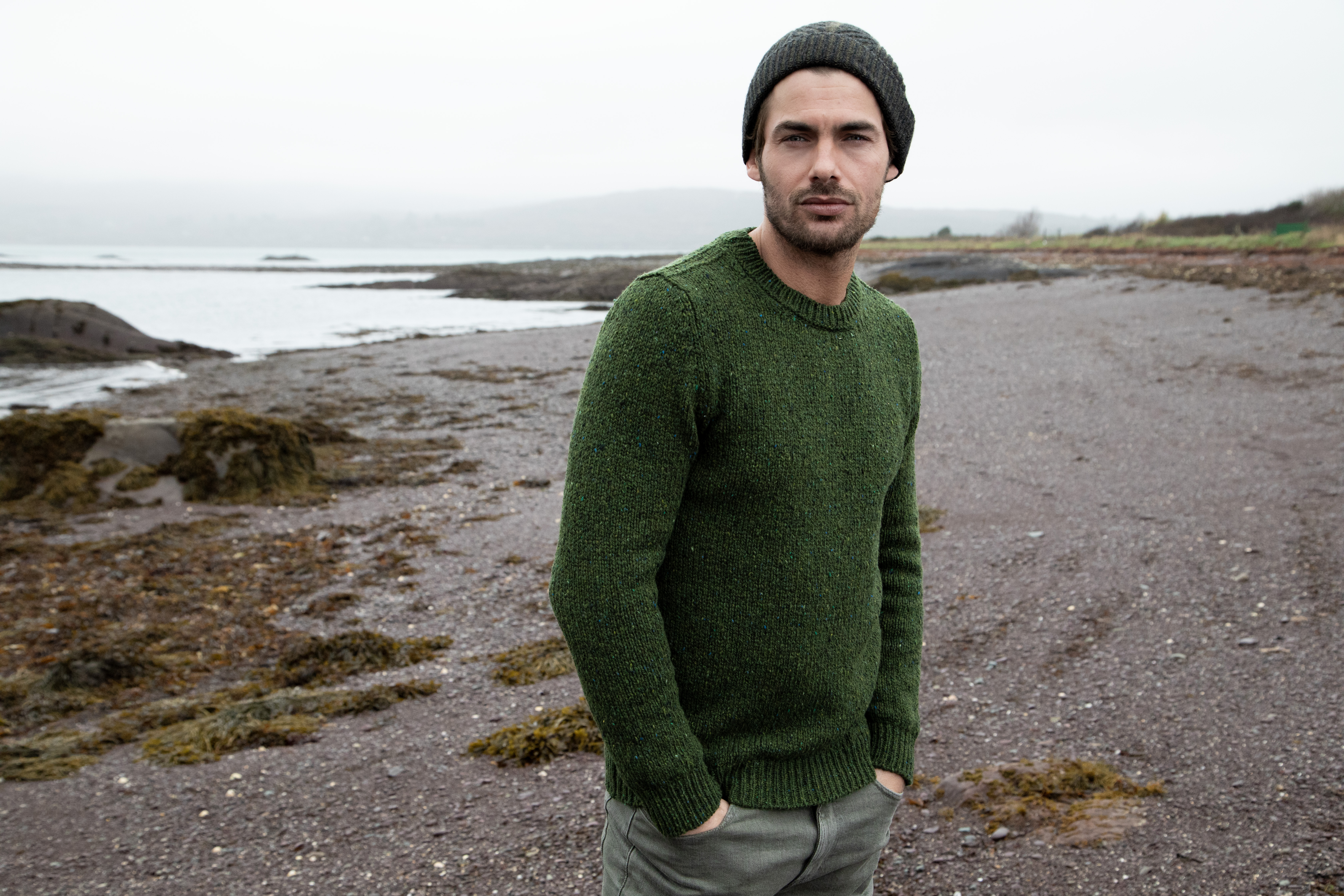 FK828 Crew Neck sweater - Seaweed