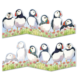 DEB14 Seat thrift Puffins