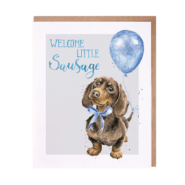 PAC007 Welcome Little Sausage (boy)