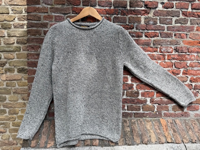FI600M Roll Neck Sweater - Porridge