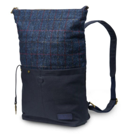 Canvas Backpack Black Herringbone