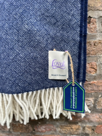 Plaid Basket Weave Navy