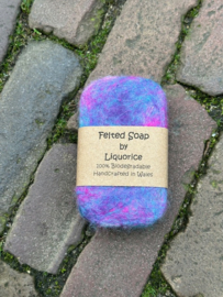 Felted Soap Blauw/Paars/Groen/Roze