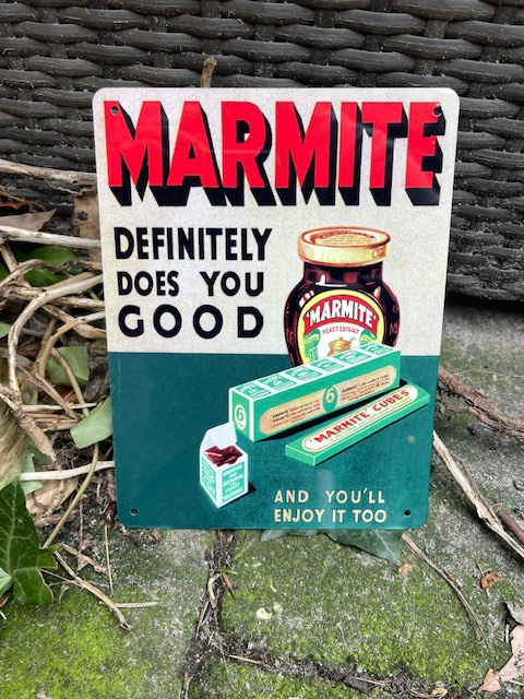 Metal Sign Marmite definitely does you good ...
