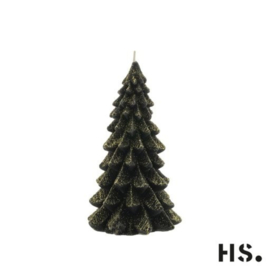 Candle Christmas Tree BK/GD L