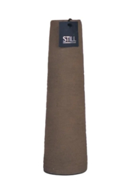 Carv Tall Vase 40 Espresso