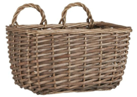 Wall basket square w/2 handles