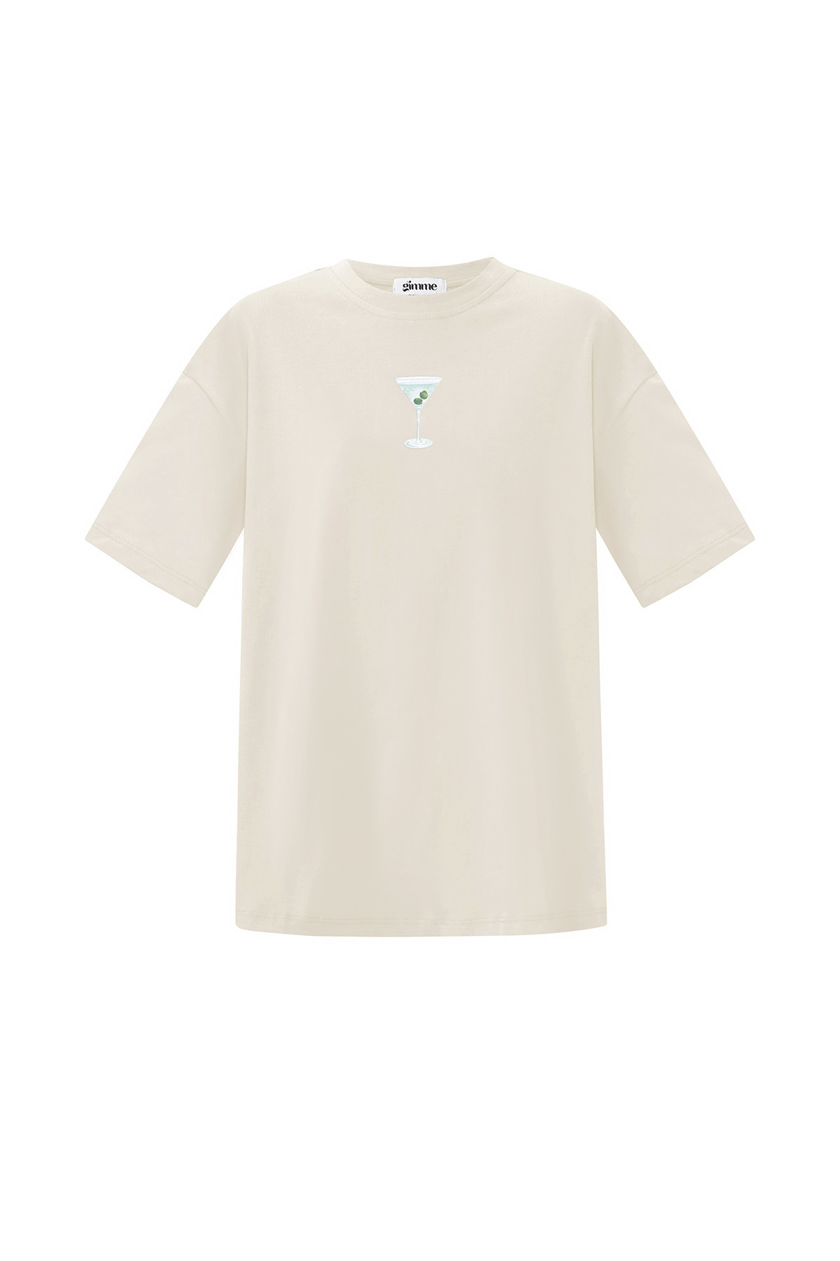 T-shirt The Cocktail Club Tan