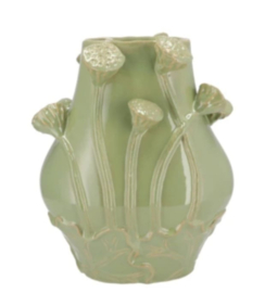 Mara pistache vase lotus