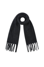 Winter scarves Solid Color Casual Black
