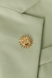 Broche sunshine - Goud kleur