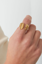 Ocean breeze ring - Gold color