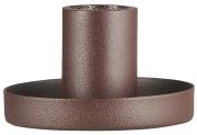 Candle holder f/dinner candle brown