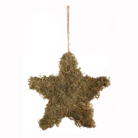 Xmas Jorre Natural seagrass decoration star L