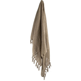 Plaid Cosy 130x160cm taupe