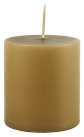 Pillar candle olive