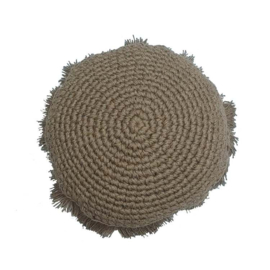 Kussen Jute rond | 40 cm | Beige