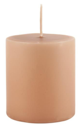 Pillar candle mocca Ø:6 H:7