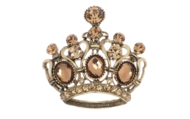 Crown broche