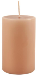 Pillar candle light brown