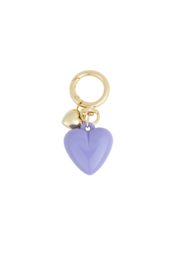 Double heart hanger - Lila