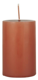 Pillar candle terracotta