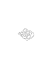 Floral touch ring - Zilver kleur