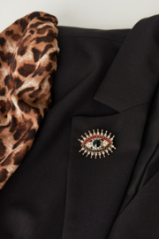 Charming eye brooch - Gold color