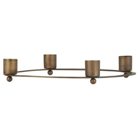 Advent candle holder f/4 dinner candles