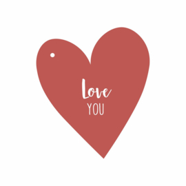 Cadeaukaartje Love you