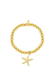 Simpele zeester armband - Goud kleur