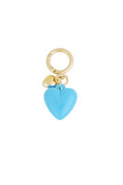 Double heart hanger - Blauw