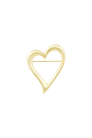 Broche heart for you - Gold color