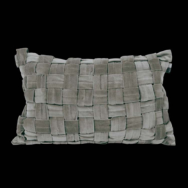 Kussen Velvet square| 40x60 cm | Groen