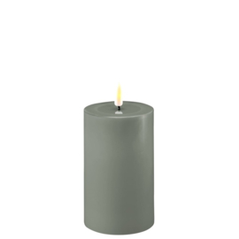 Salvie Green LED Candle D: 7,5 * 12,5 cm