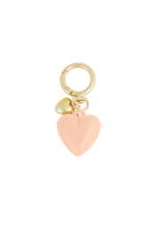 Double heart hanger - Licht roze