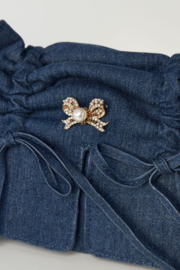 Sweet bow broche - Goud kleur