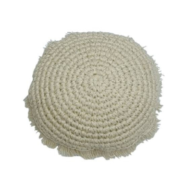 Kussen Jute rond | 40 cm | Offwhite