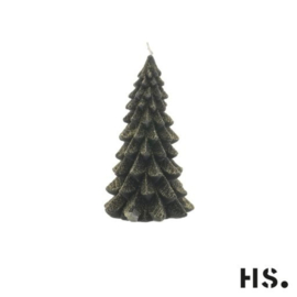 Candle Christmas Tree BK/GD S