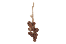 Kersthanger belletjes L roest-L18B6H6CM